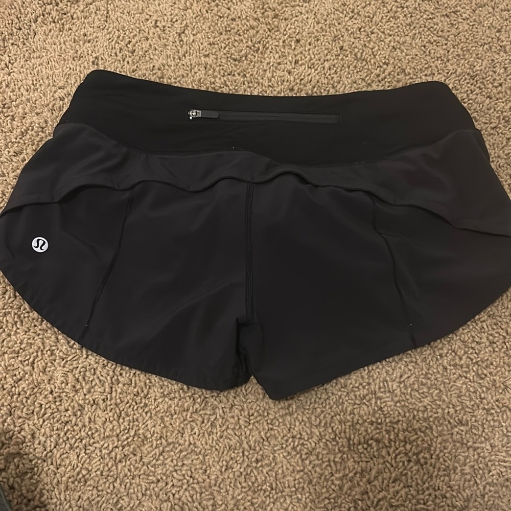 Black Lululemon shorts worn once